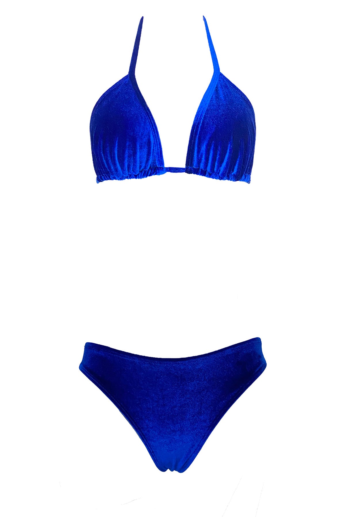 Daniela - Klein velvet triangle bikini top