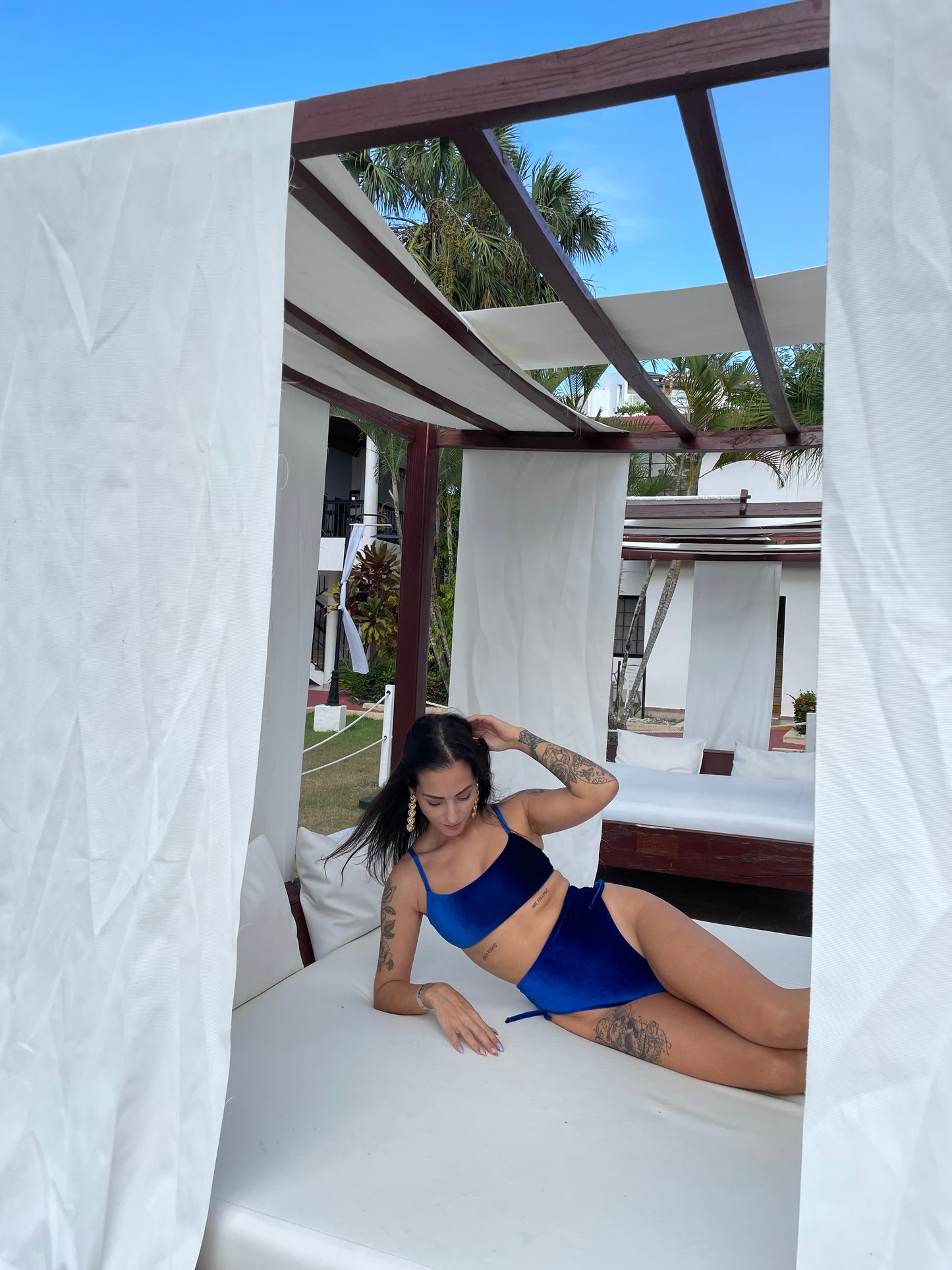 Aida - Klein Velvet High Waist Swimsuit Bottom