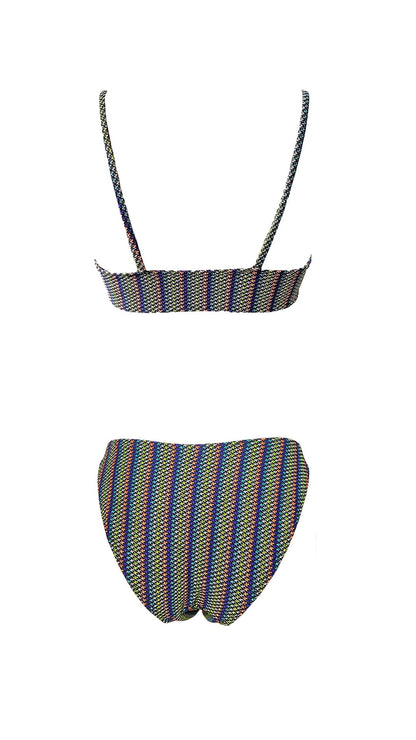 Dudu - Jazzy bandeau style bikini top