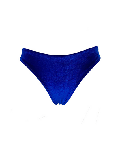 Dudu - Klein velvet low rise bikini bottom