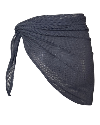 Valeria - Black mesh pareo