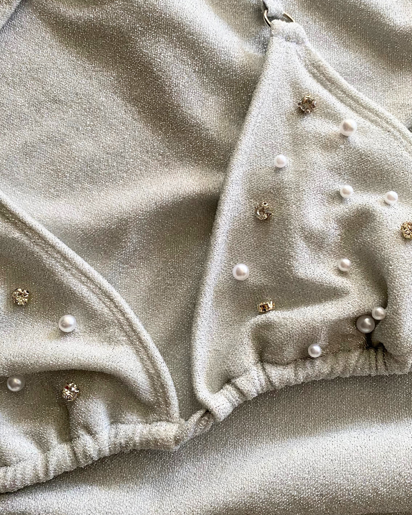 Luna - Bridal Triangle Bikini Top