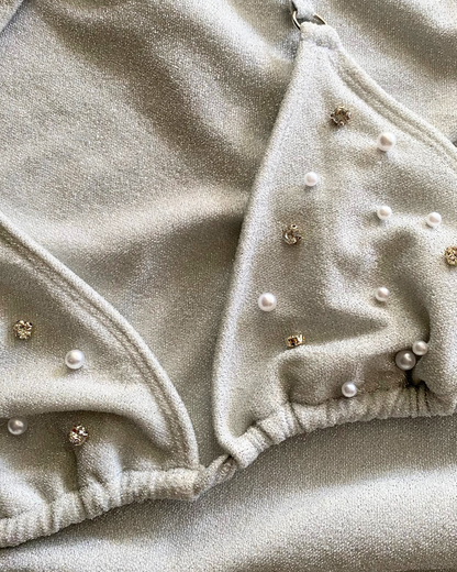 Luna - Bridal Triangle Bikini Top