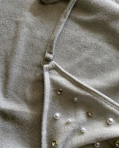 Luna - Bridal Triangle Bikini Top