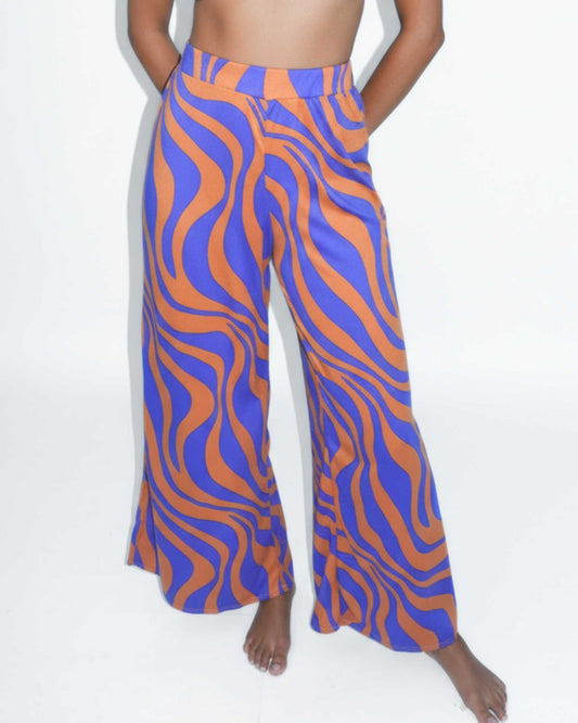 Luz - Flare Pants in Sunset Tide