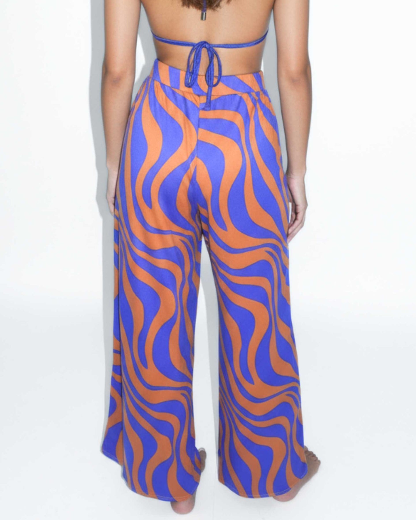 Luz - Flare Pants in Sunset Tide