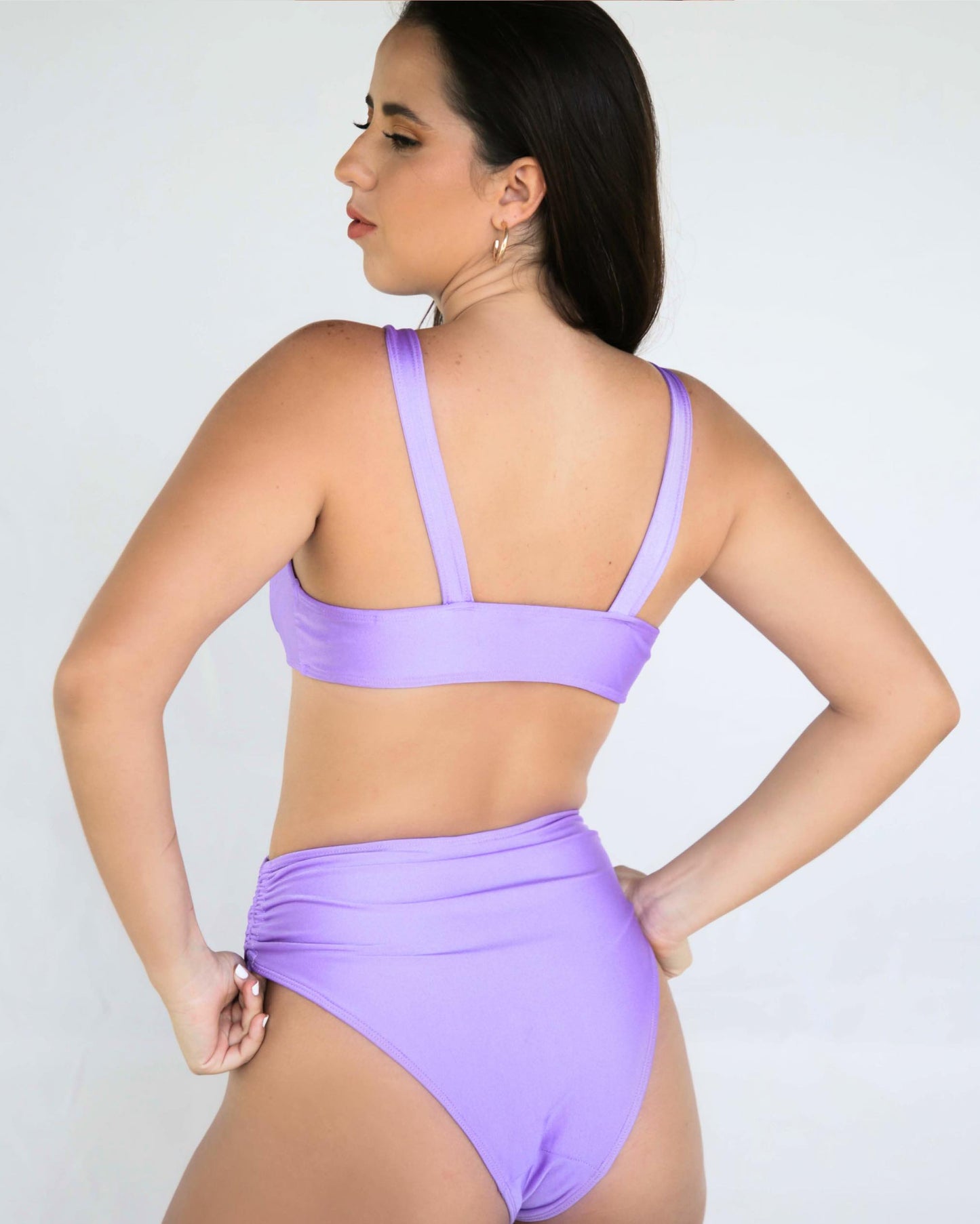 Aida - Lilac High Waist Swimsuit Bottom