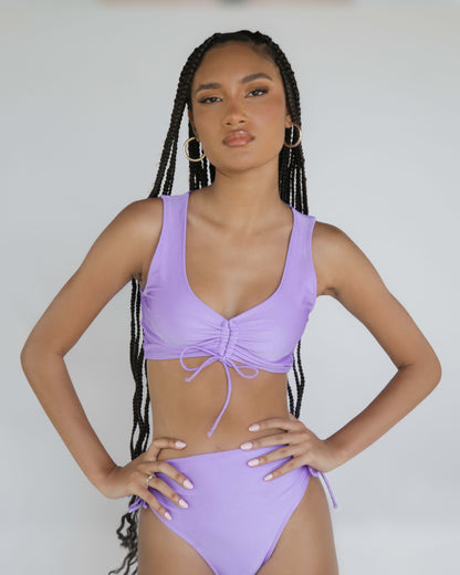 Aida - Lilac High Waist Swimsuit Bottom