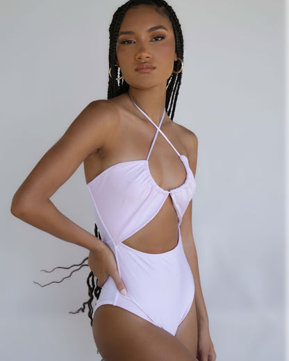 Madison - White cut-out one-piece swimsuit