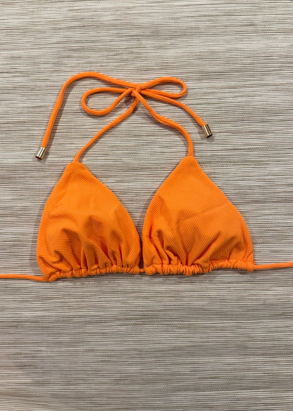 Ynes - Apricot Triangle Bikini Top