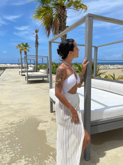 Madison - White cut-out one-piece swimsuit