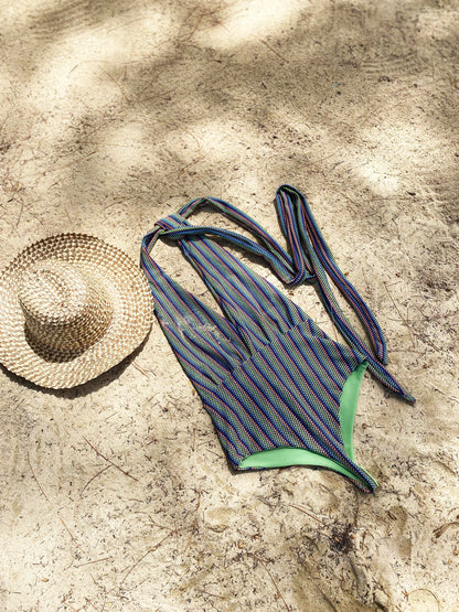 Loren - Jazzy Ribbed Convertible One-Piece Bodysuit