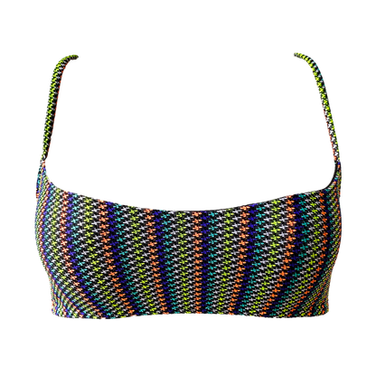 Dudu - Jazzy bandeau style bikini top