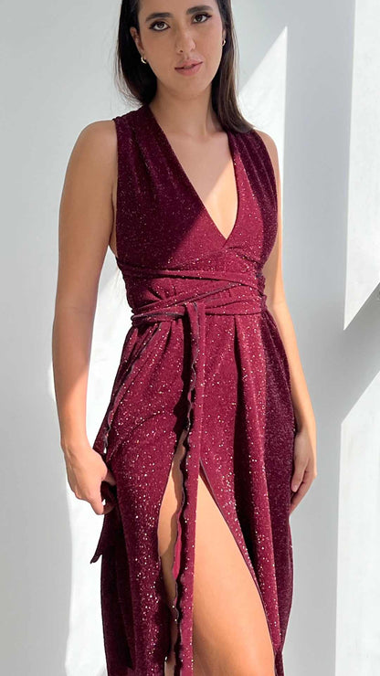 Ynes Infinite Convertible Shimmer Dress by Utopia Resortwear