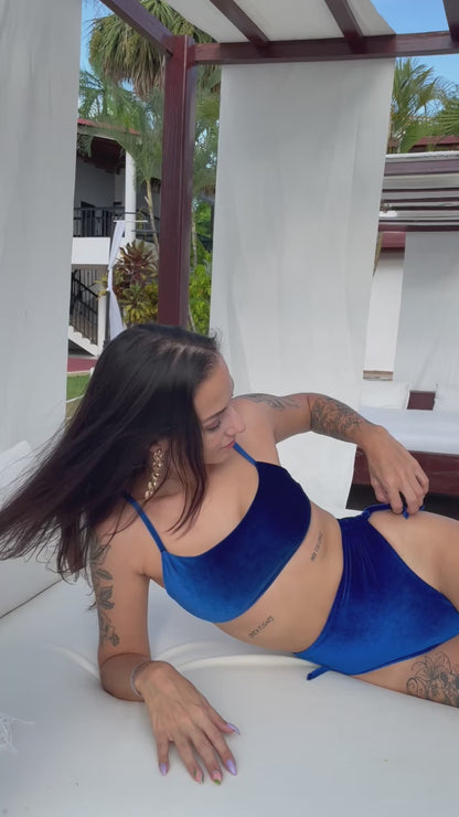 Aida - Klein Velvet High Waist Swimsuit Bottom